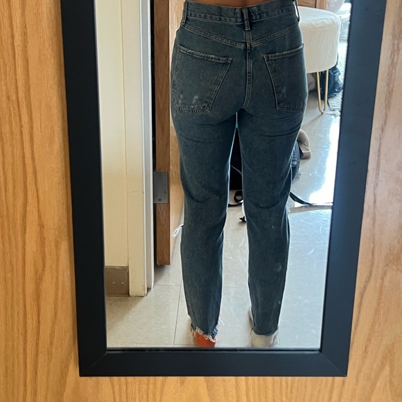 Agolde ripped straight leg jeans - Picture 4 of 4